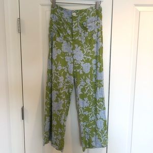 Anthropologie Maeve London Wide Leg Pants